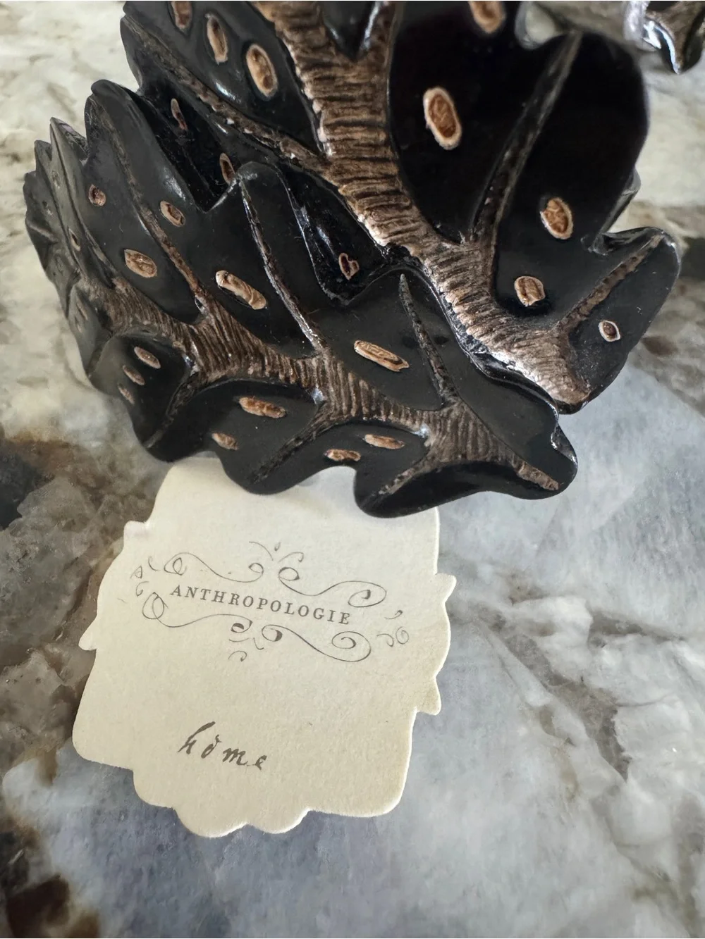 NEW Anthropologie Napkin Rings, Leaf Motif 🍁, Set of 3